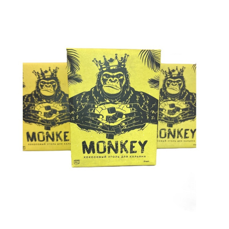 Уголь для кальяна Monkey 250гр 22 мм (брикет)
