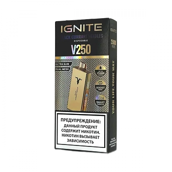 Электронная сигарета IGNITE V250 Gold (до 25 000тяг)
