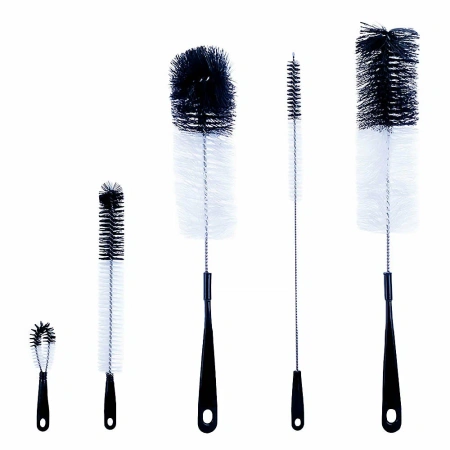 Комплект ершиков для чистки кальяна ч/б 5шт