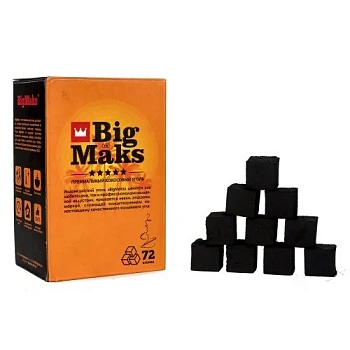Уголь для кальяна Big Maks 1кг 26мм