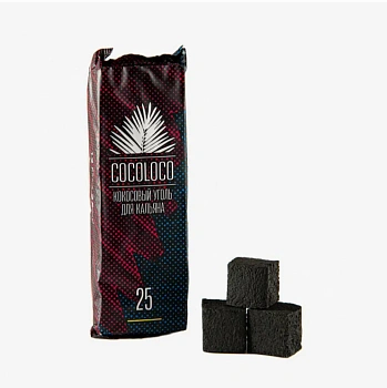 Уголь для кальяна Cocoloco 25мм (брикет)